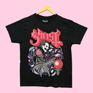 Ghost Cardinal Copia Vampire Heavy Metal Band Tee L